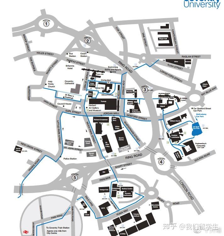 考文垂大学地图考文垂大学教学楼简称