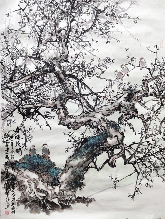 品貌日新当代花鸟画家孙立