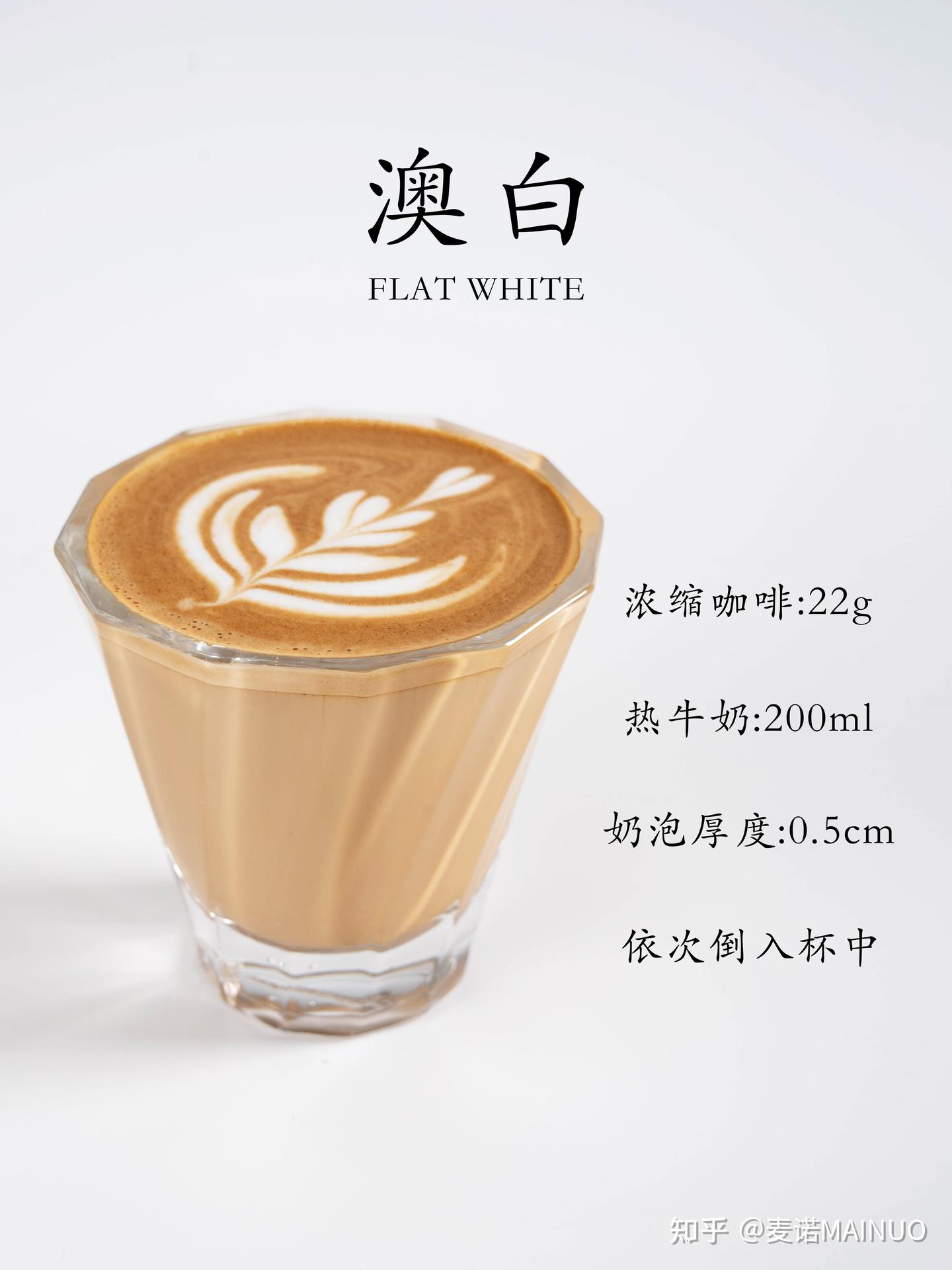 咖啡知识·一张图看懂拿铁和澳白的区别 - 知乎