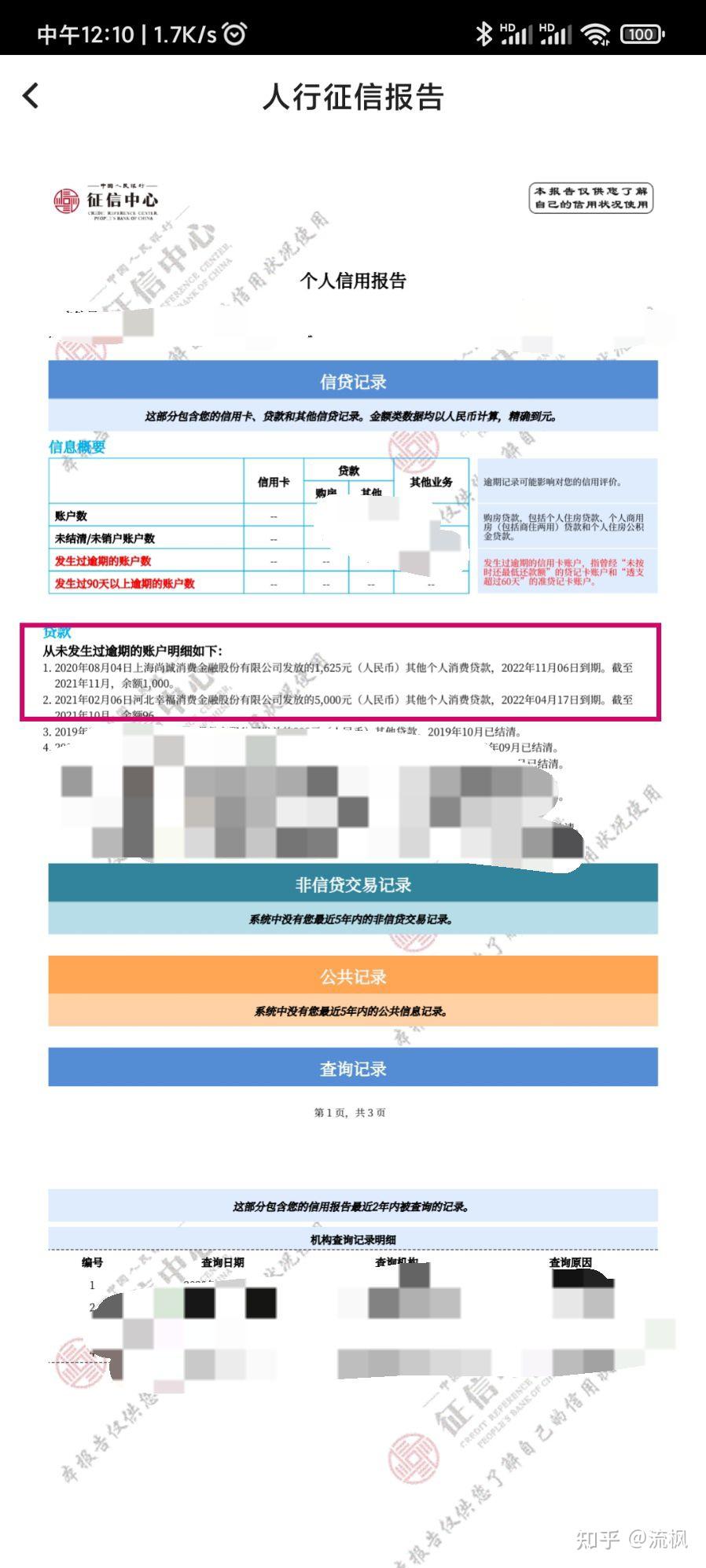 查了個人徵信報告出現了這個我不太理解