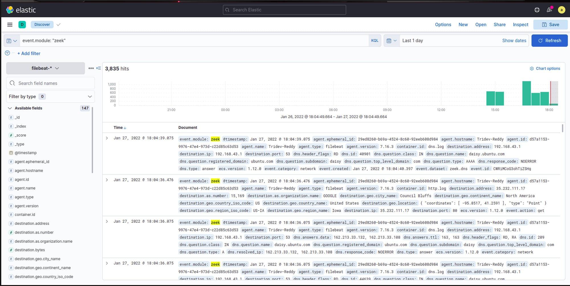 将 Zeek 与 ELK 栈集成 Linux 中国 知乎