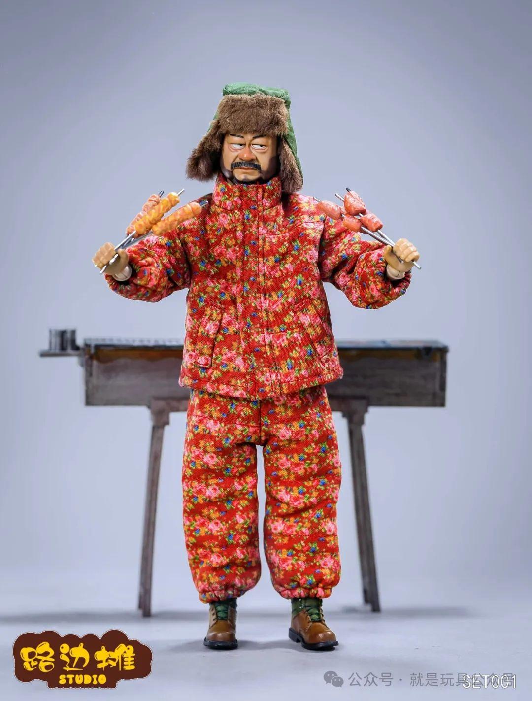 路边摊112尔滨哥哥花棉袄东北大花布太接地气