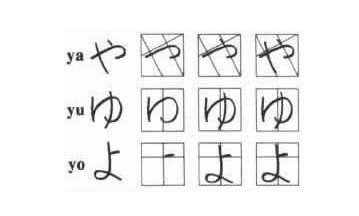 日语零基础必备五十音平假名书写笔顺图