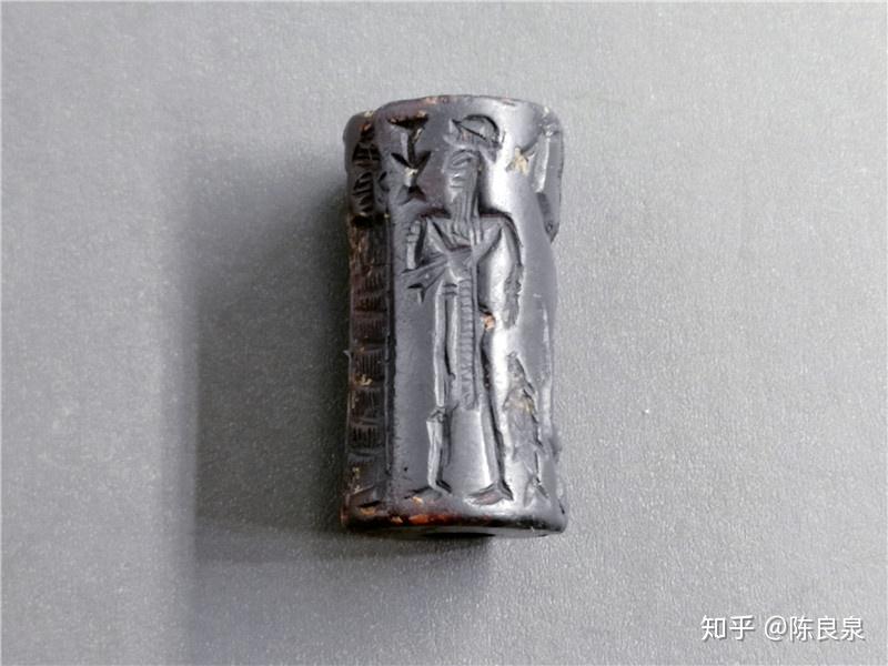 古亚述沙马什阿达德王朝褐铁矿滚印