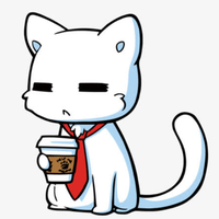 喝咖啡的猫