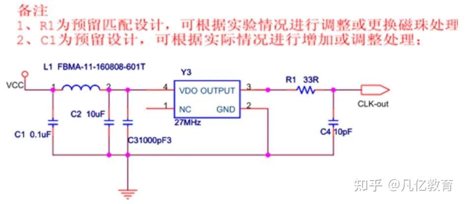 有源晶振EMC设计标准电路