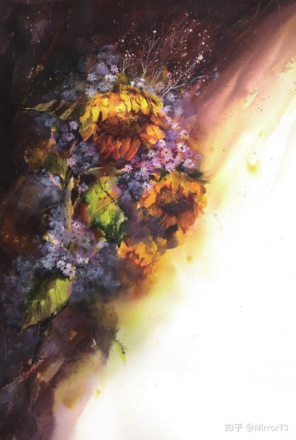 水色光影猫迷水彩风景画入门教程