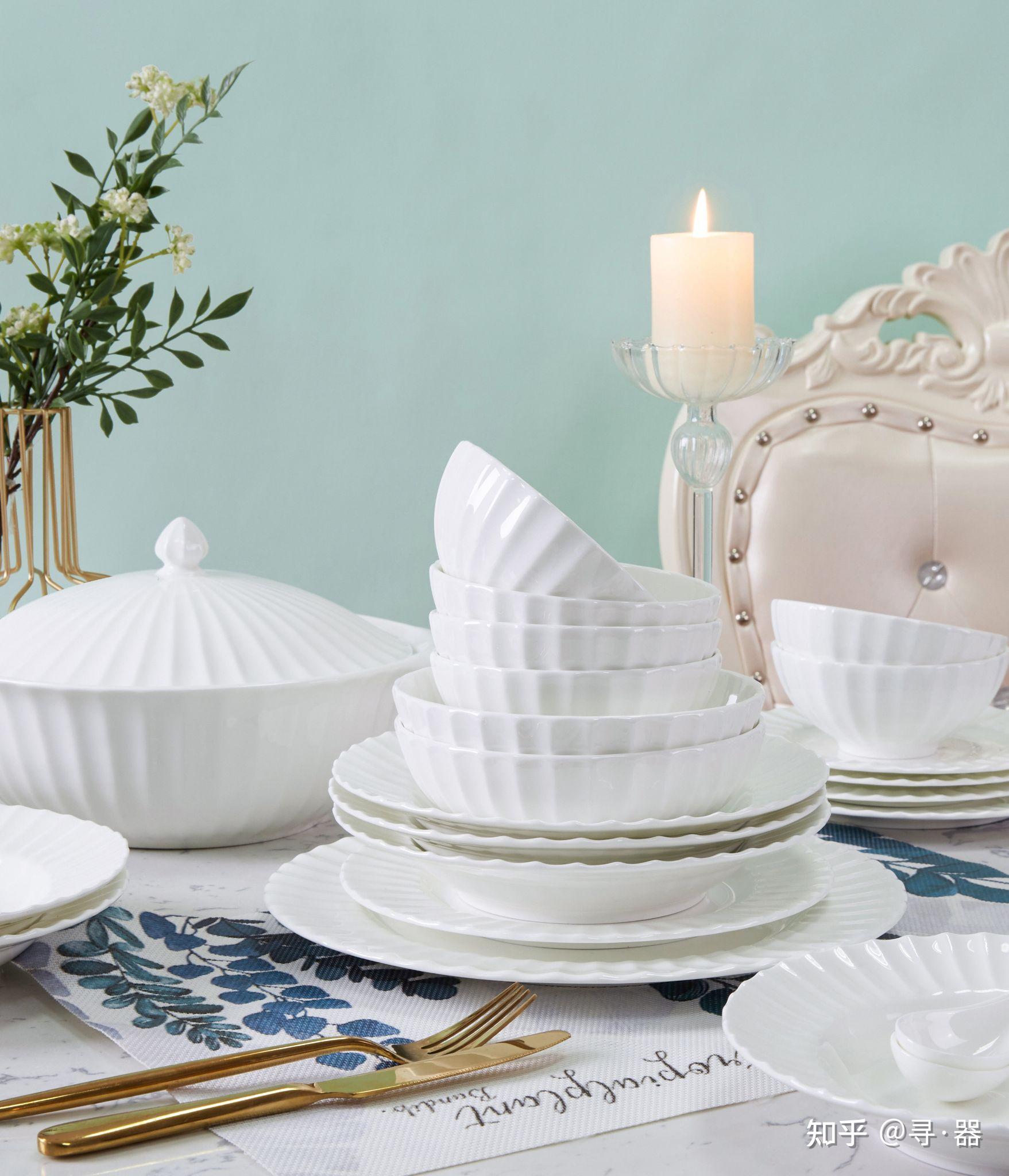 美成诗的骨瓷餐具