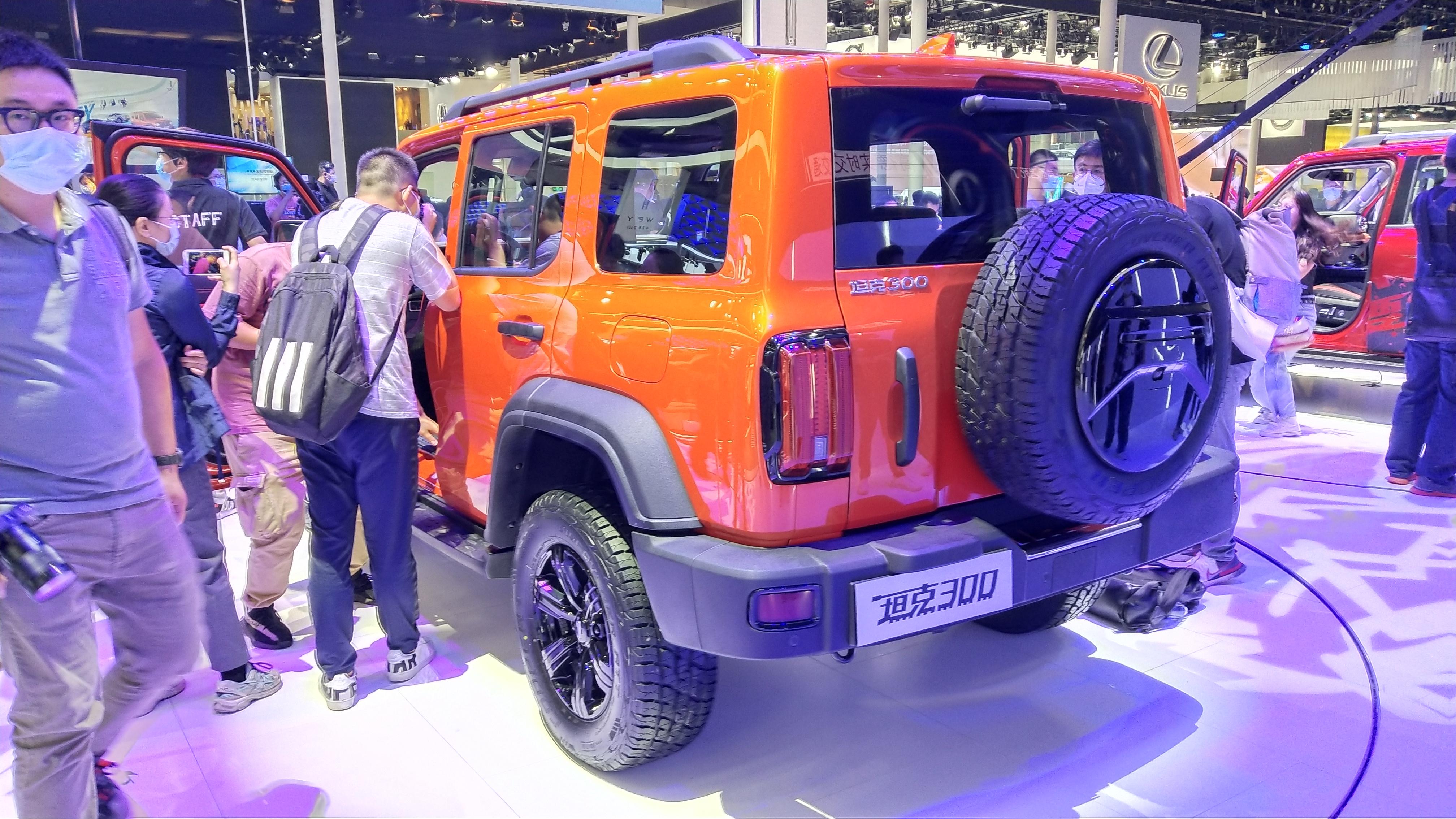 wey坦克300越野版部分配置曝光标配坦克调头蠕行模式