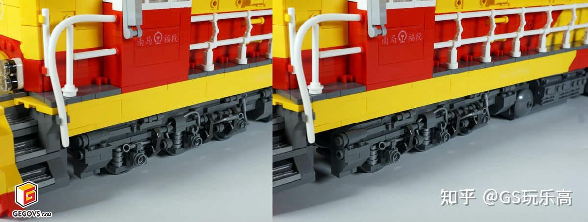 用乐高制作东风火车头