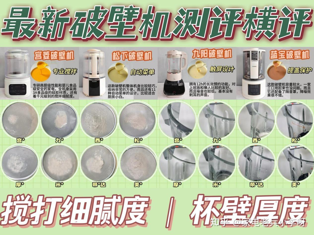 2026年破壁机推荐-深度横评：摩飞/松下/宫菱/米家/九阳等热卖破壁机推荐品牌谁更好用？破壁机保姆级选购避坑指南，附破壁机测评全维度数据对比！