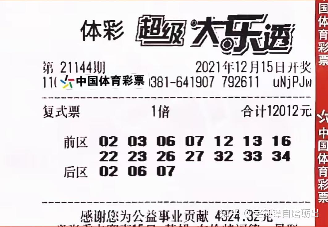 大樂透21144期曬票複式倍投初試鋒芒彩民脫穎而出看運氣