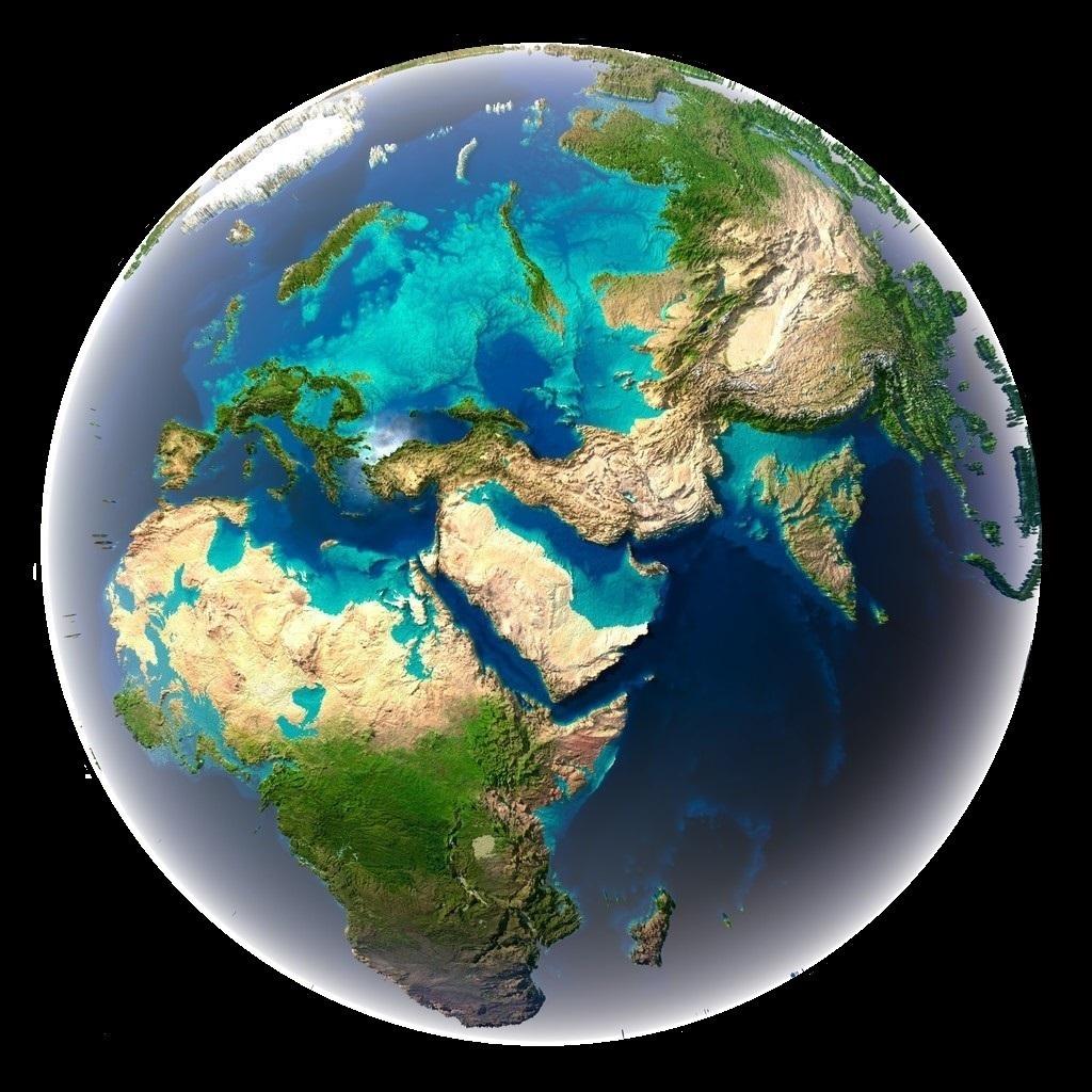 当世界上的平原被淹没之后地球变成这番模样