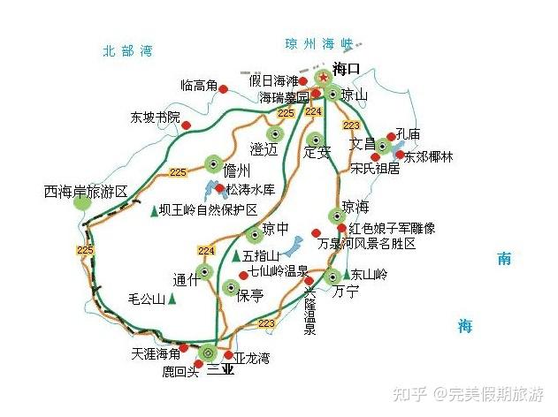 精华景点线路推荐,第一次去海南旅游必看,3分钟带你玩转三亚