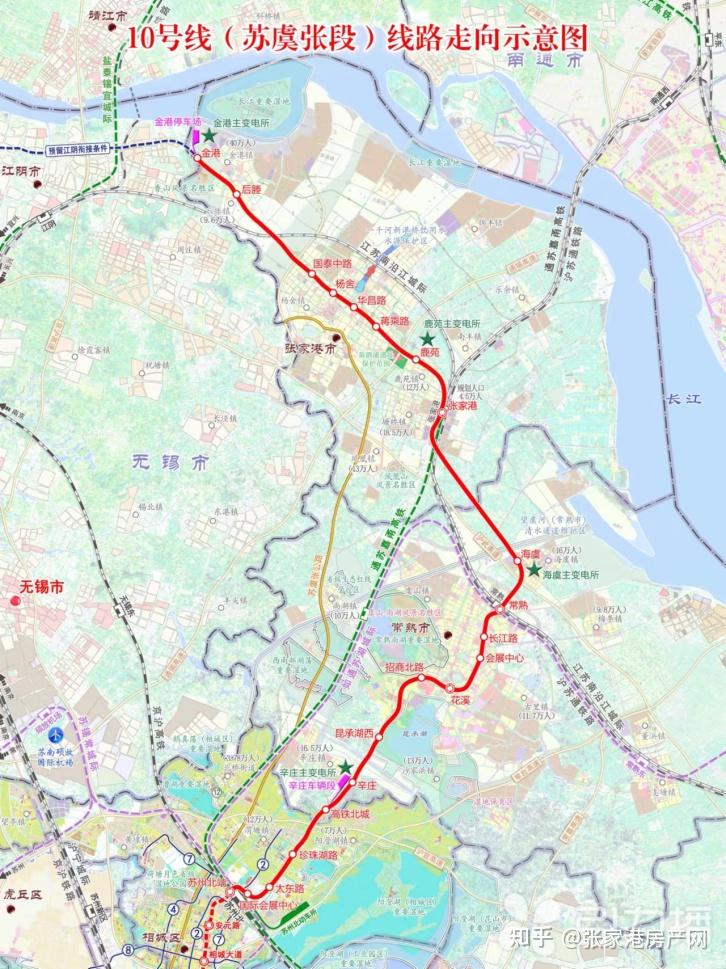 苏虞张铁路张家港各站点曝光!