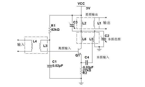 收音机调音旋钮原理图图片