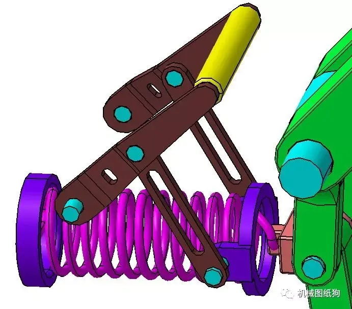 【工程机械】三指夹爪简易结构3d模型图纸 catia设计 附stp