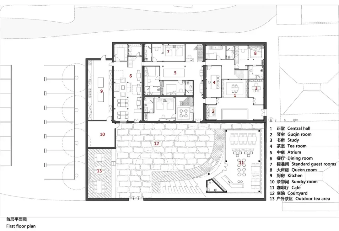 首层平面图 08三文建筑二层平面图 08三文建筑三层平面图 08三
