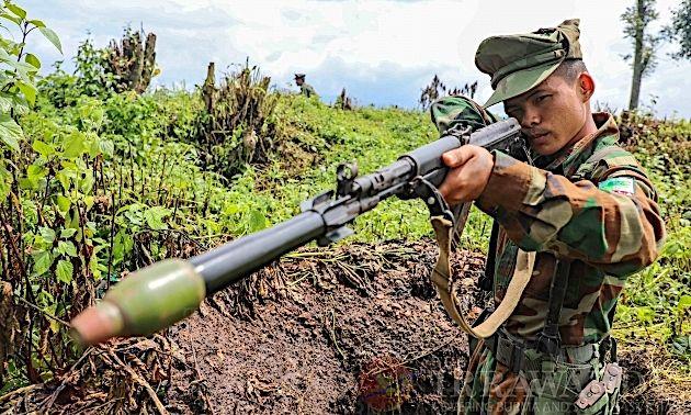 【缅甸今日仰光讯】缅甸国防军与德昂武装(tnla), 在中缅边境城市61