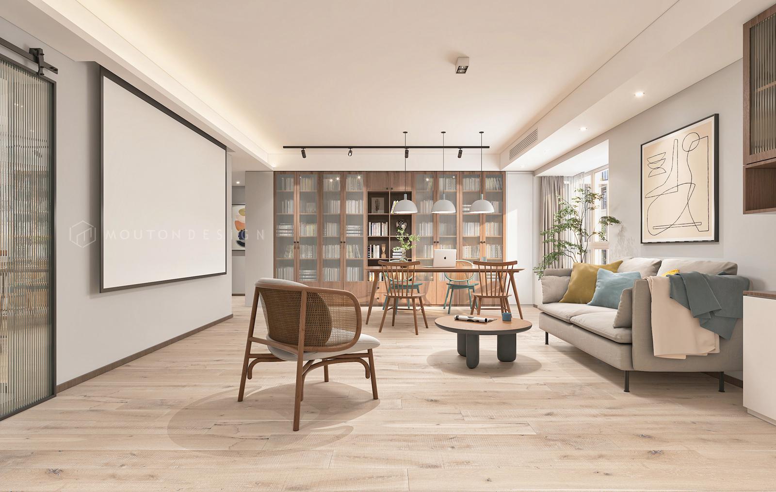 如果要给客厅一个定义就是坐着的房间