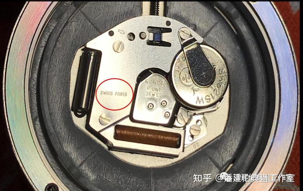 找代购买回的这款泰格豪雅手表机芯上标识有swissparts它是真还是假呢