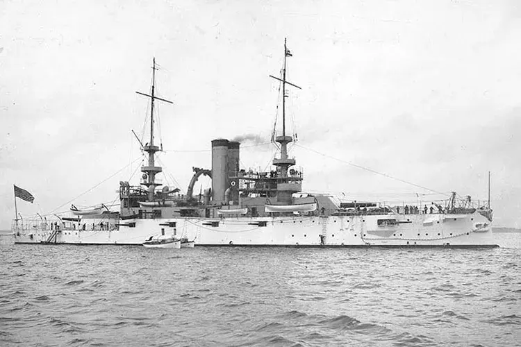 美帝第七艘战列舰伊利诺伊bb7