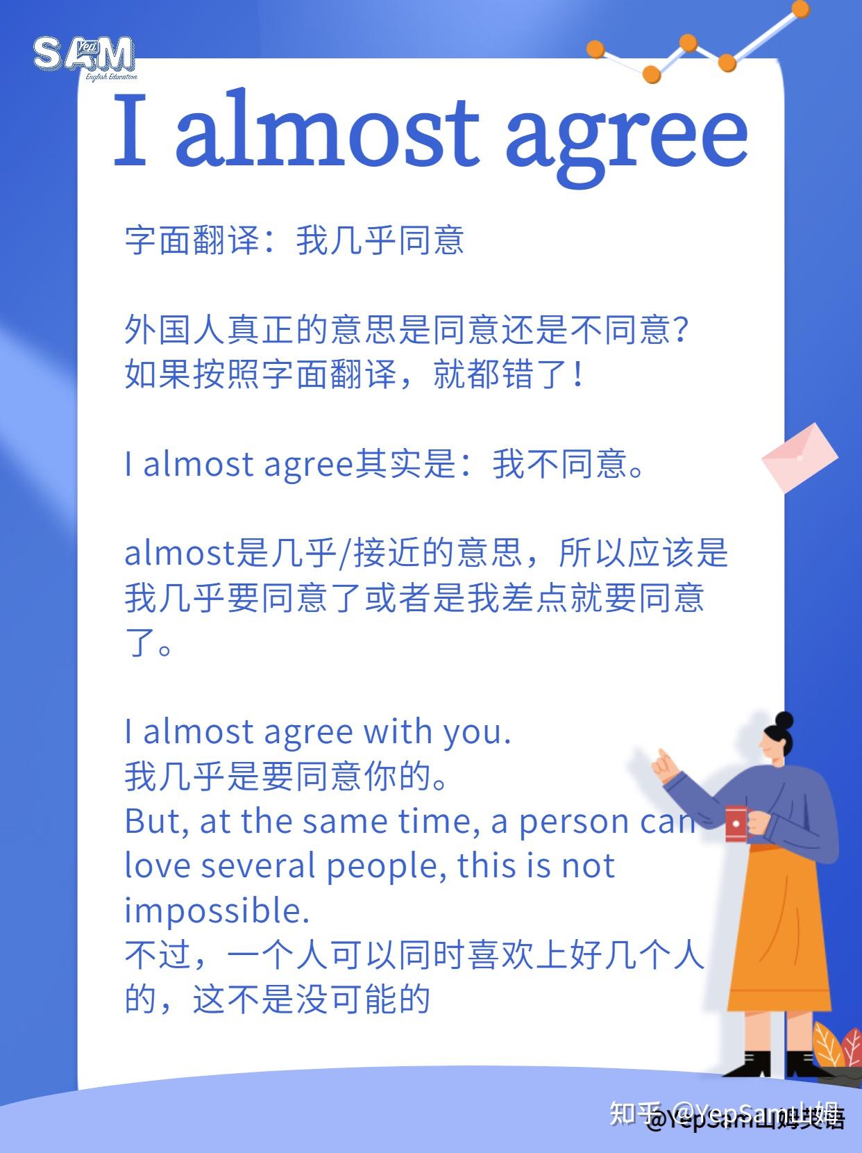 I almost agree＝同意? - 知乎
