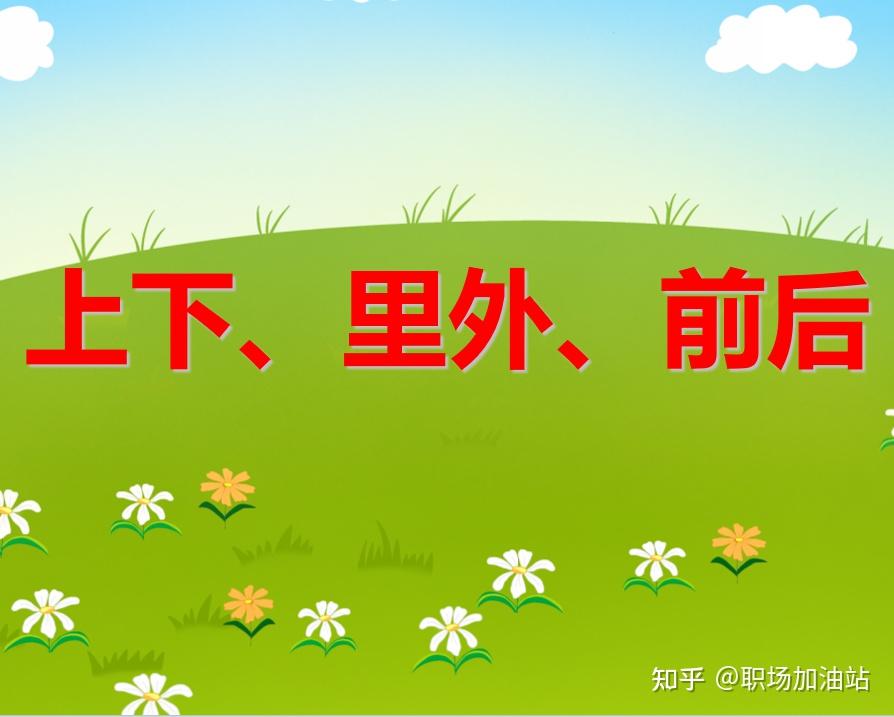 幼儿园课件教案《上下里外前后》 - 知乎