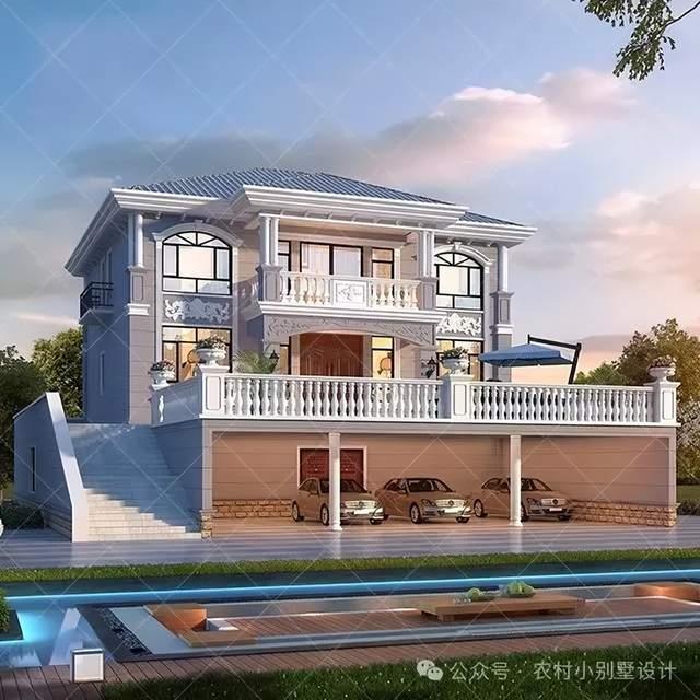 2025农村自建房爆款！30套现代三层设计，挑空客厅+屋顶花园别墅 - 知乎