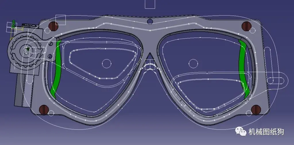 3d打印简易潜水眼镜3d打印图纸stl格式
