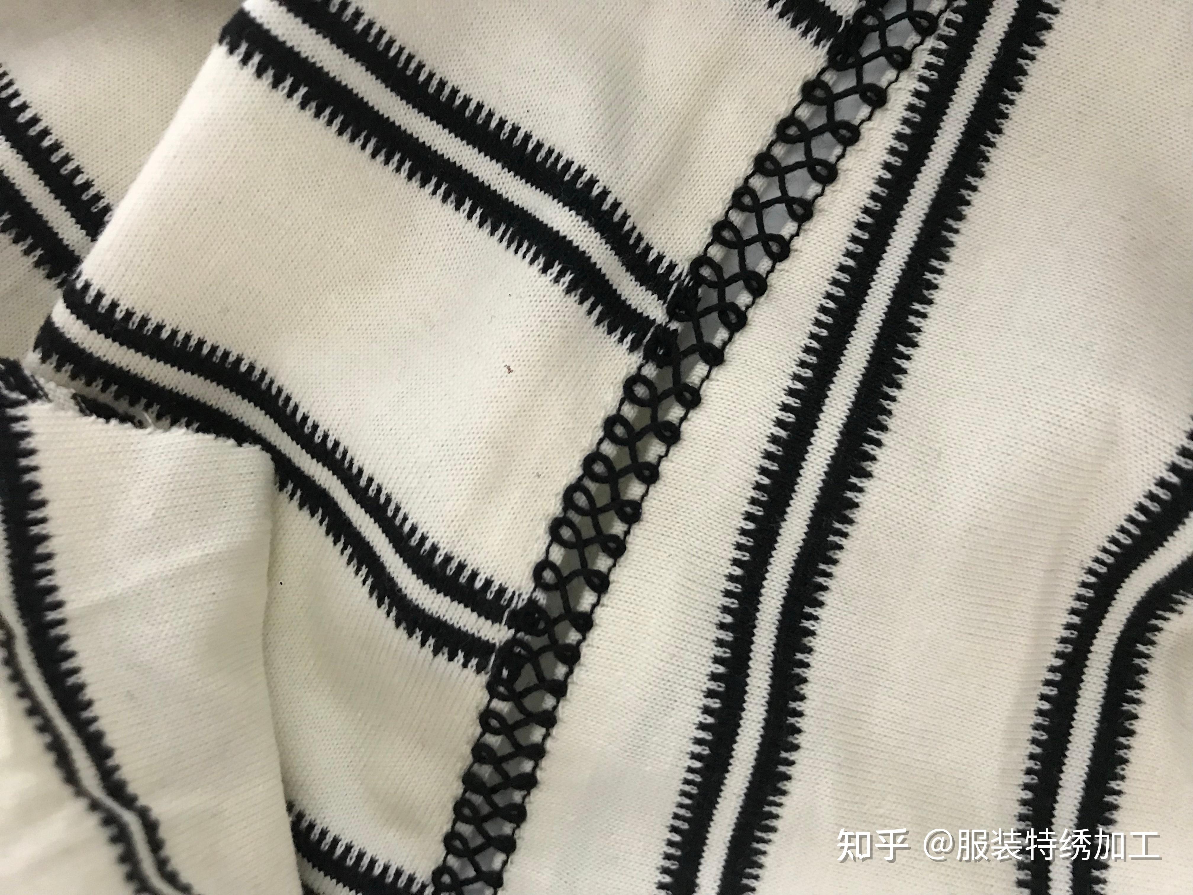 T恤衫上的8字花镂空拼接上袖工艺 - 知乎