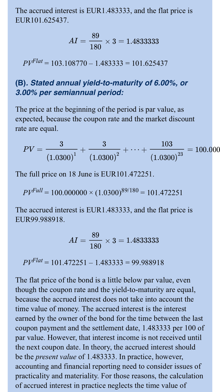 3 这种方法适用于illiquidity 的bondexample:考点【6】fixed rate
