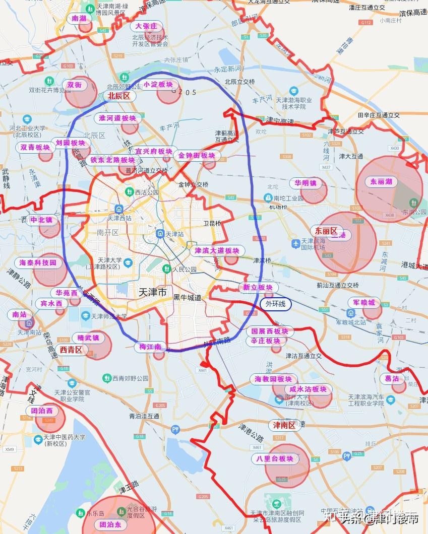 新天津人必看在环城四区购房津南区购房板块怎么选