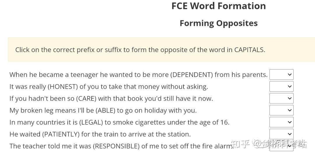 fce-word-formation