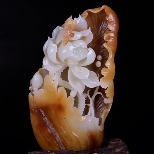 中国美術 清時代 和田玉 玉牌 唐物 古玉 天然石 時代物 C1A143 中国