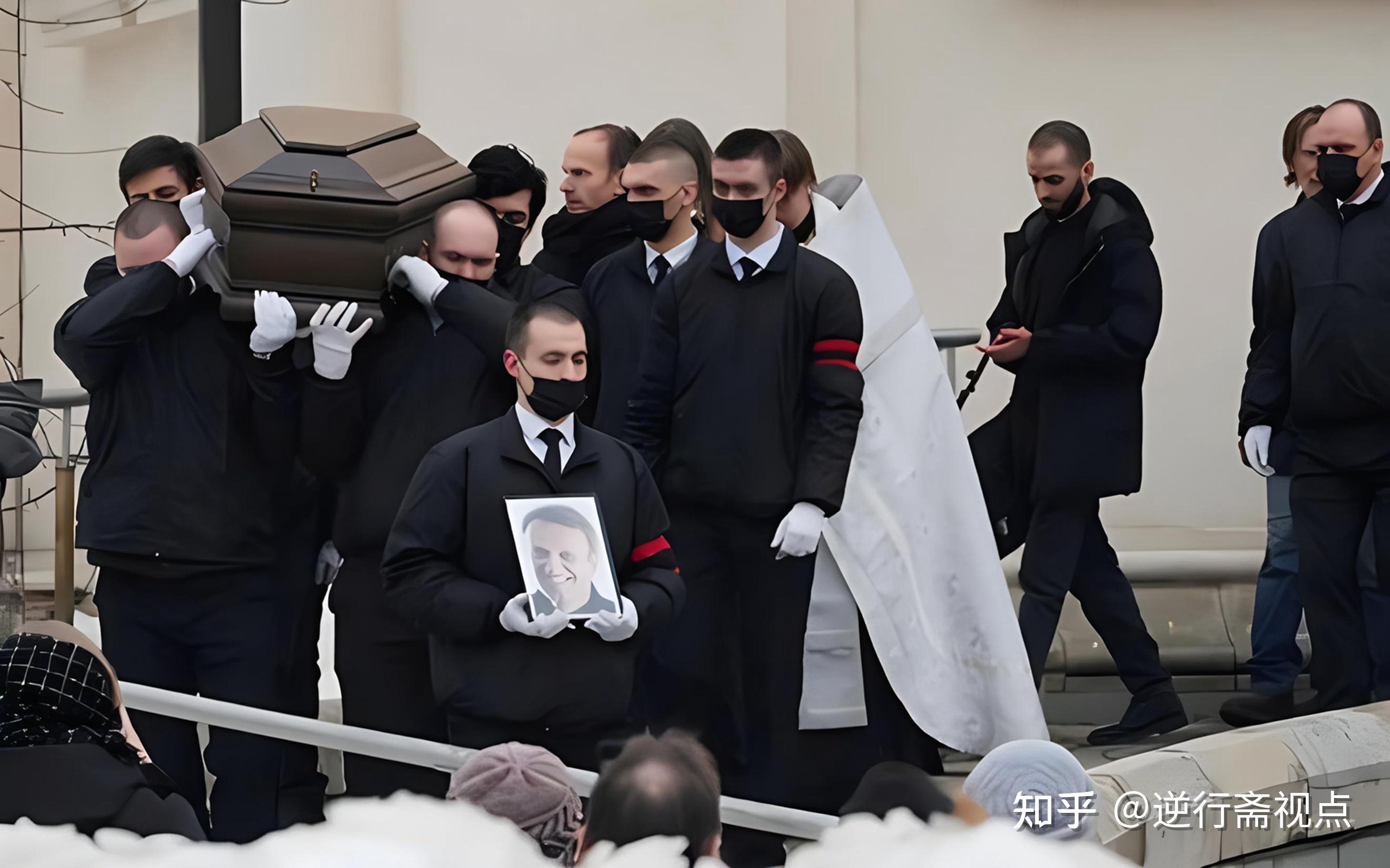 震撼数千名俄罗斯人出席纳瓦尼葬礼