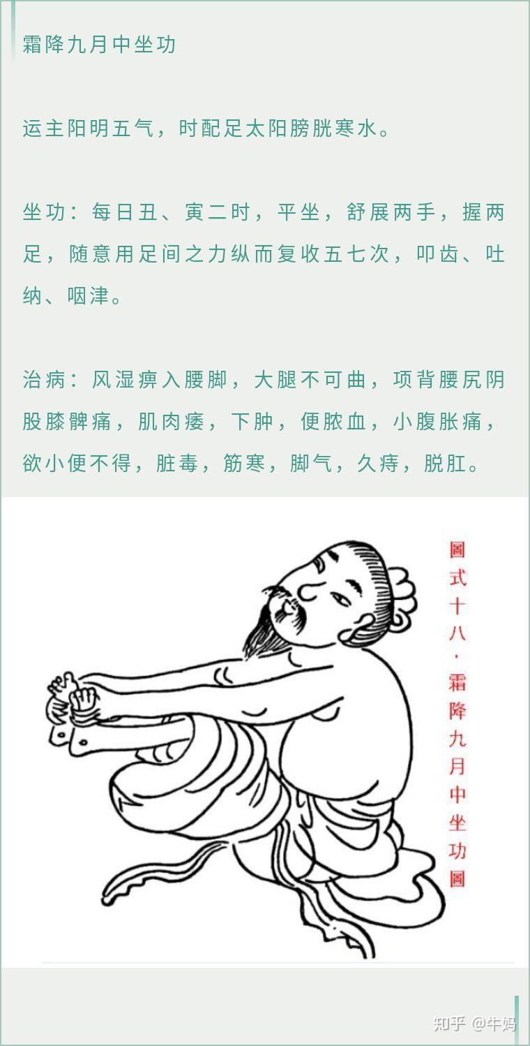 这套坐功导引治病法是北宋初著名道家隐士陈抟老祖根据一年二十四节气