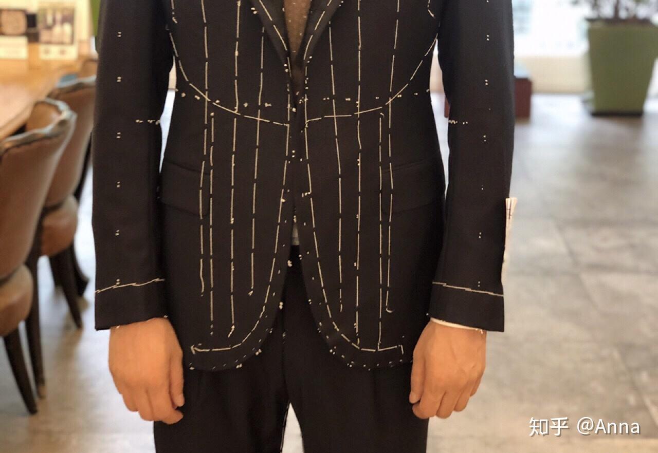 西装定制设计师假缝试穿记录