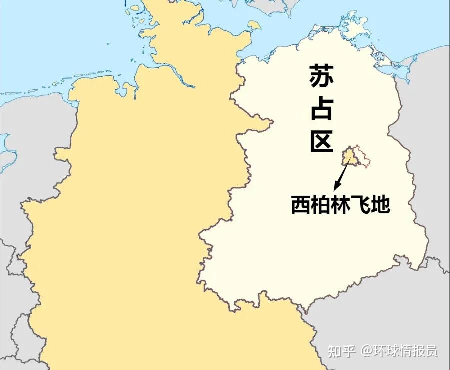 地图上抹去然而历史证明了苏联的失败,直到两德统一,西柏林一直在西方
