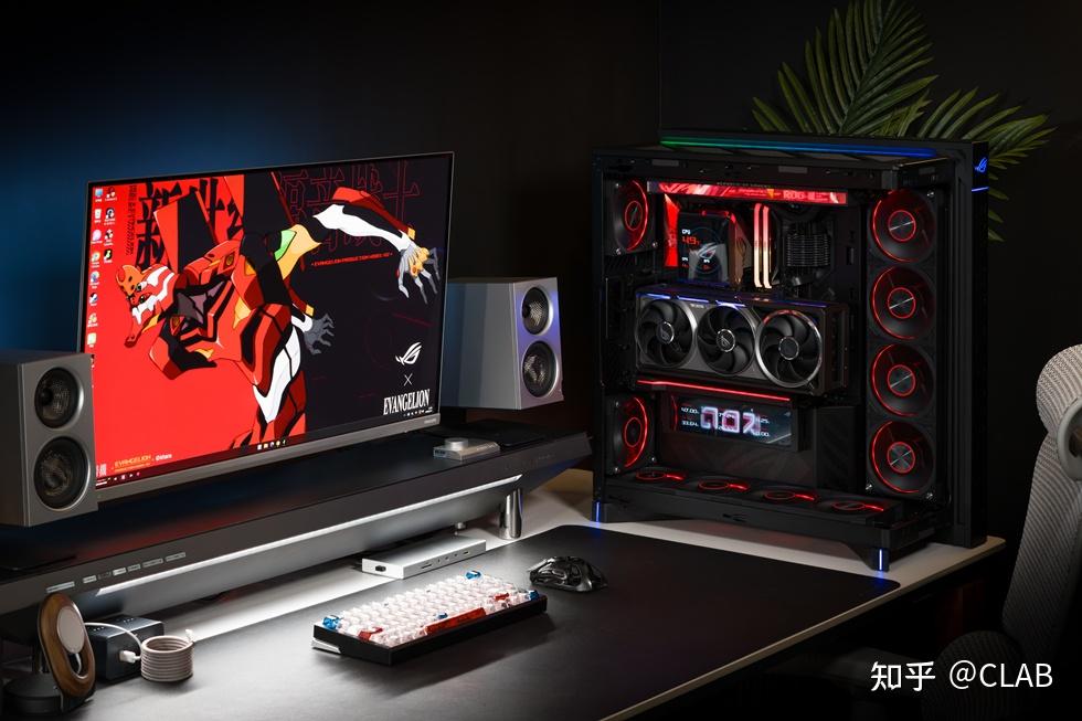 ROG x EVANGELION-02(ROG Cronox GR801_ROG X870E DARK HERO_ROG ASTRAL RTX 5080)