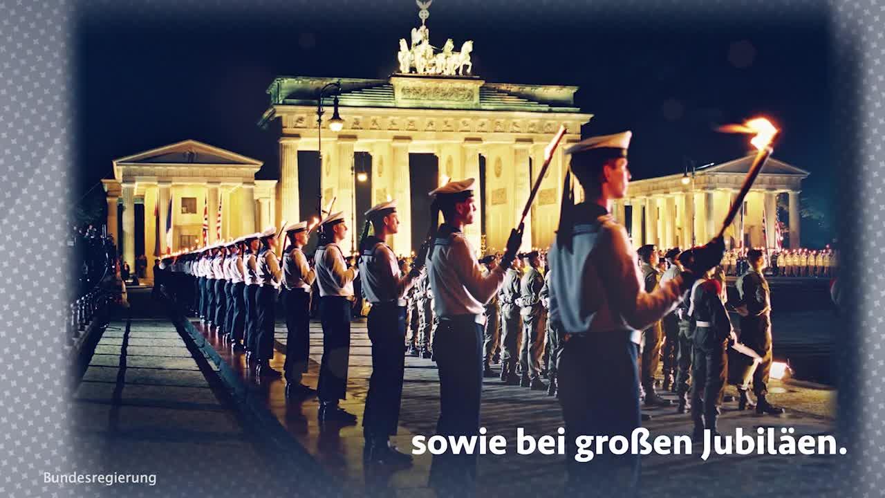 德语学习：Großer Zapfenstreich – das feierlichste Zeremoniell der Bundeswehr 