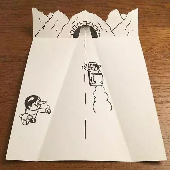 没有一张a4纸能逃出插画师的魔爪