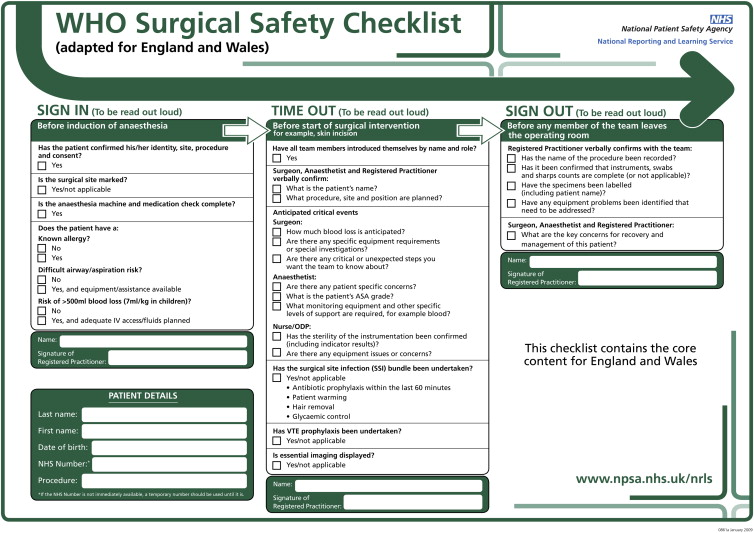 time out procedure checklist time out procedure checklist