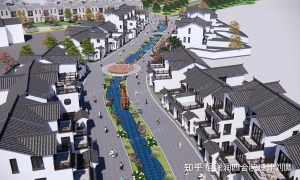 临街小户型新中式合院别墅区规划,6个户型带平面图 第二期——润润四合院设计刘鹰 - 知乎