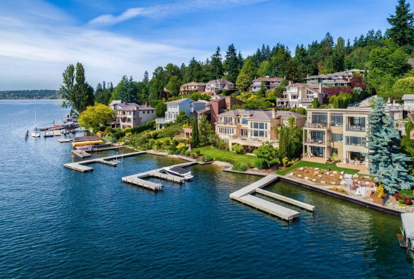 西雅图默瑟岛高性价比豪宅区难怪中美科技新贵都喜欢在这里买房