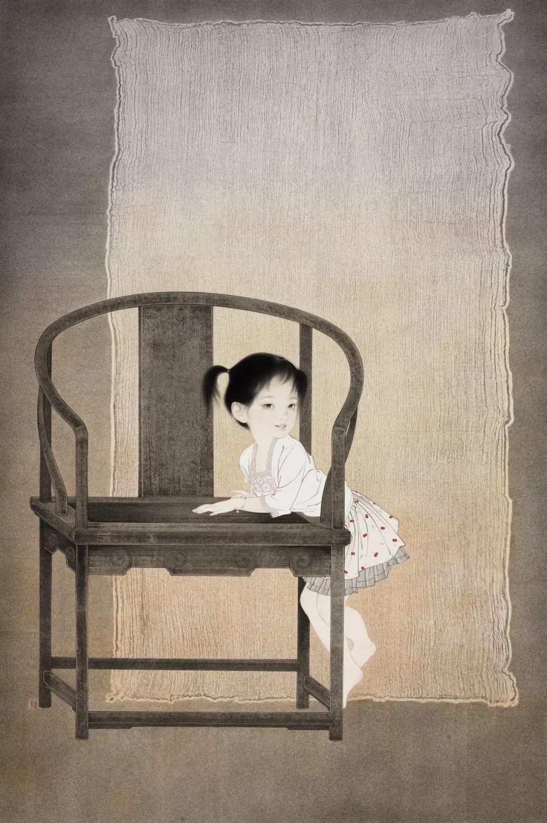 如常罗寒蕾工笔画展