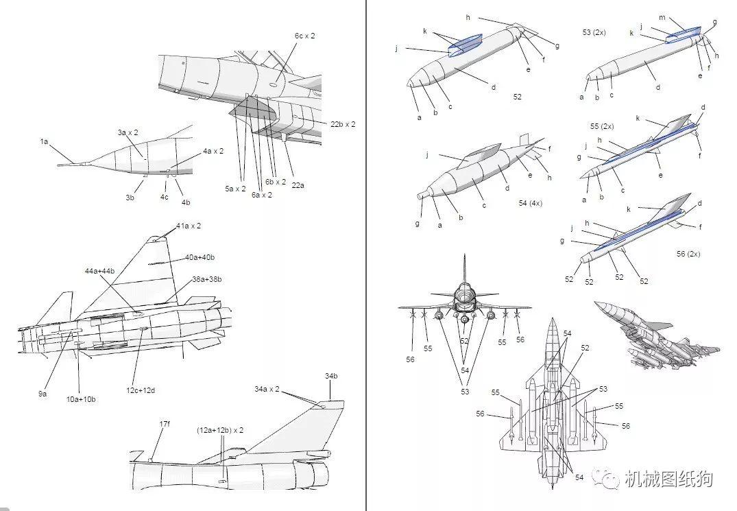 【飞行模型】j10歼10战斗机航模制作图纸 Pdf格式 知乎