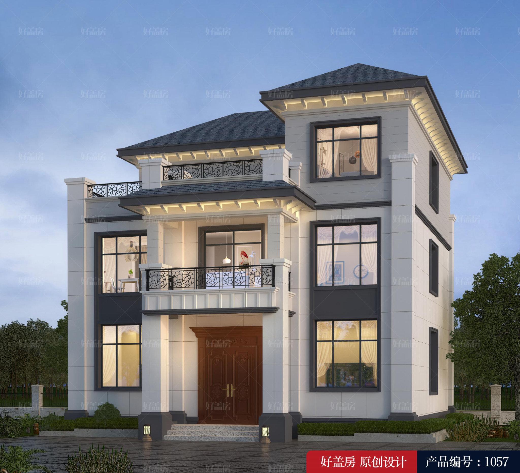 农村二层半楼房图片大全