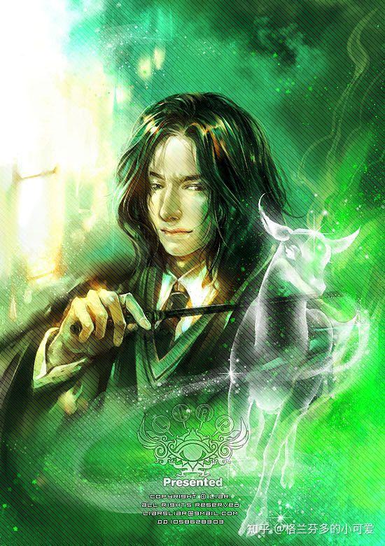 哈利波特中人物卡通图斯内普