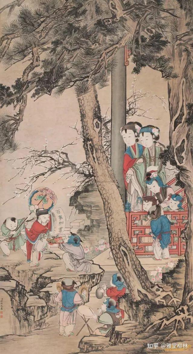 国画里的古人是怎样过春节的